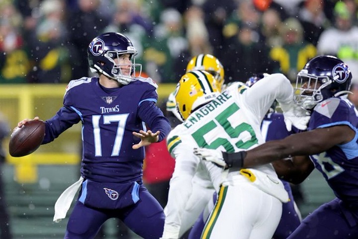 Samma match 7-vinst för Tennessee Titans och Green Bay Packers
